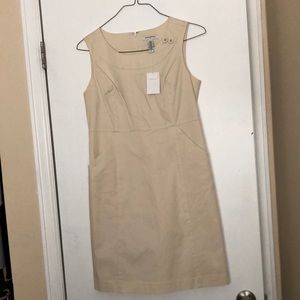 Banana Republic ivory shift dress